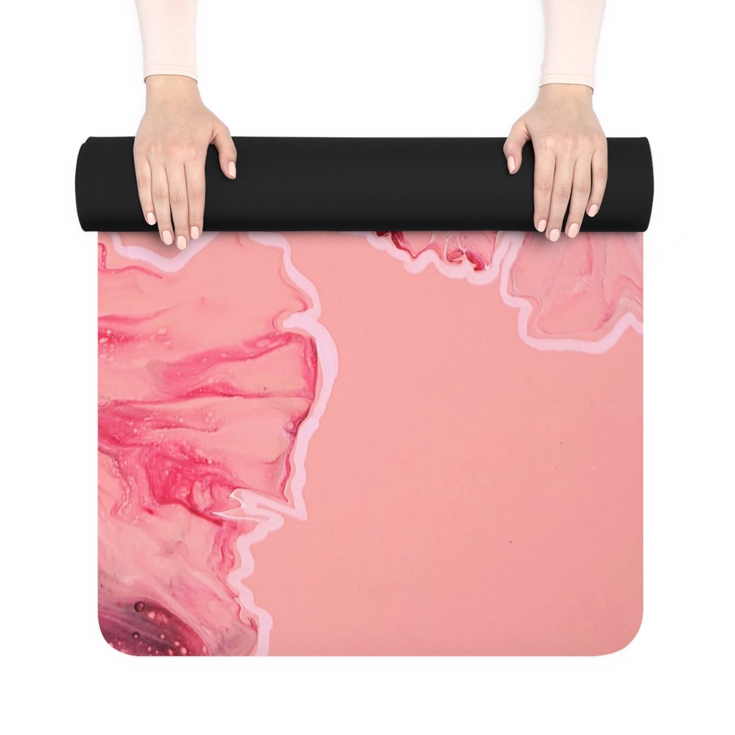 "Hold The Line" Rubber-backed Yoga Mat