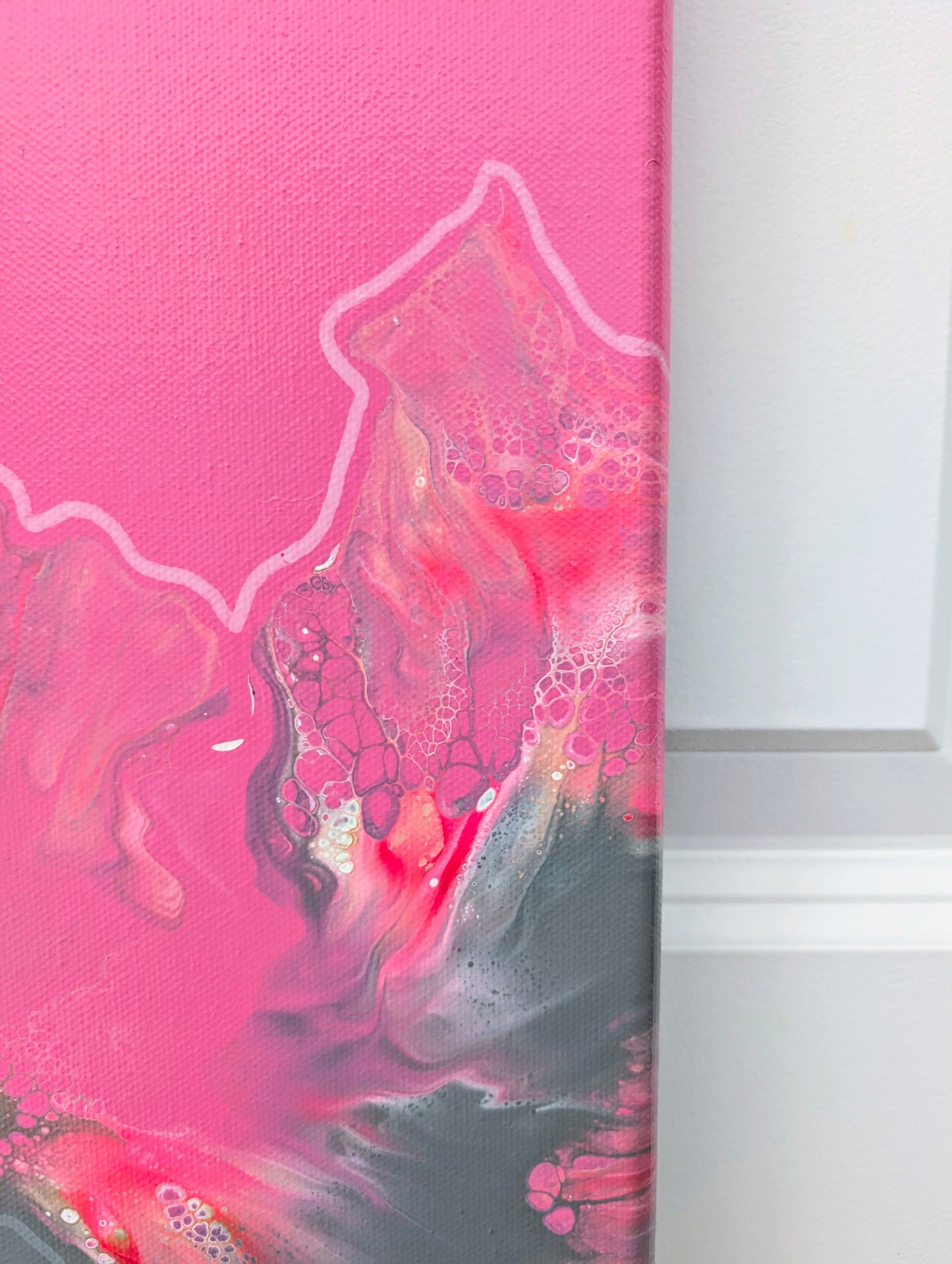 "In My Bliss" - Original Fluid Art Painting