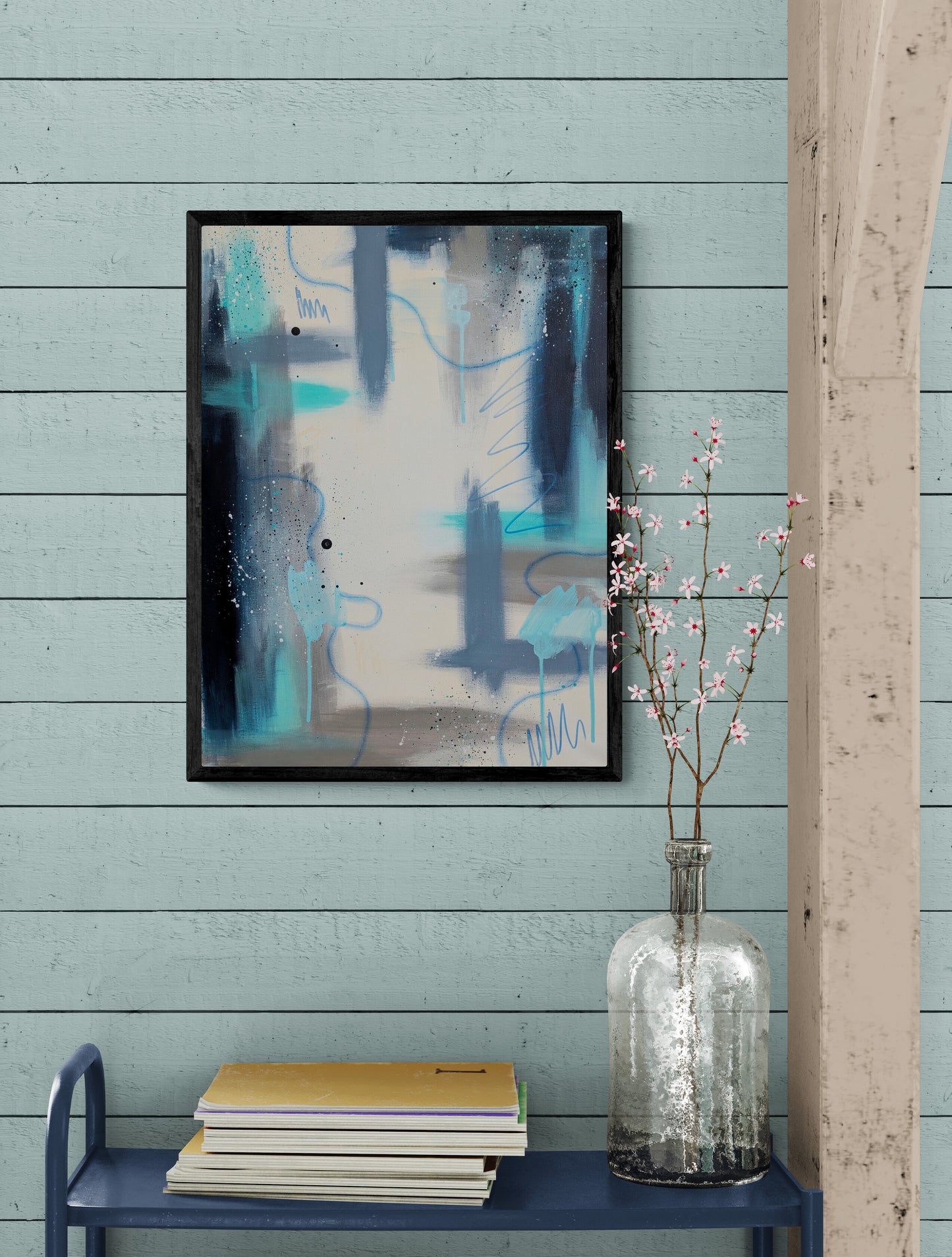 The Oscillation 18x24in – Contemporary Abstract Painting