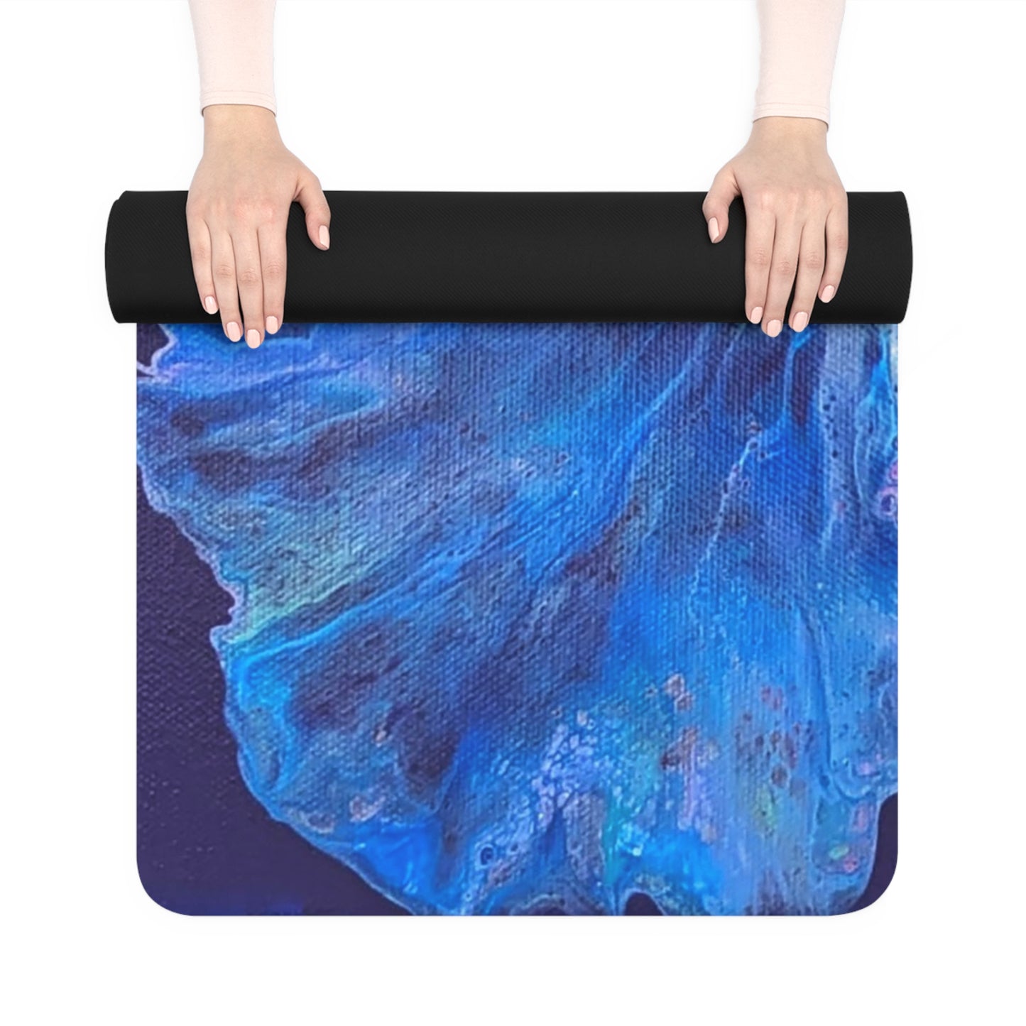 "Bioluminescence" Rubber-backed Yoga Mat