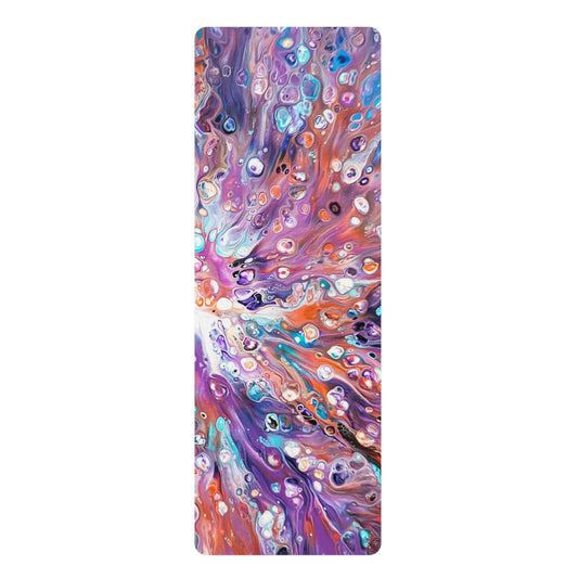 "Elusive Kitsune" Rubber-backed Yoga Mat