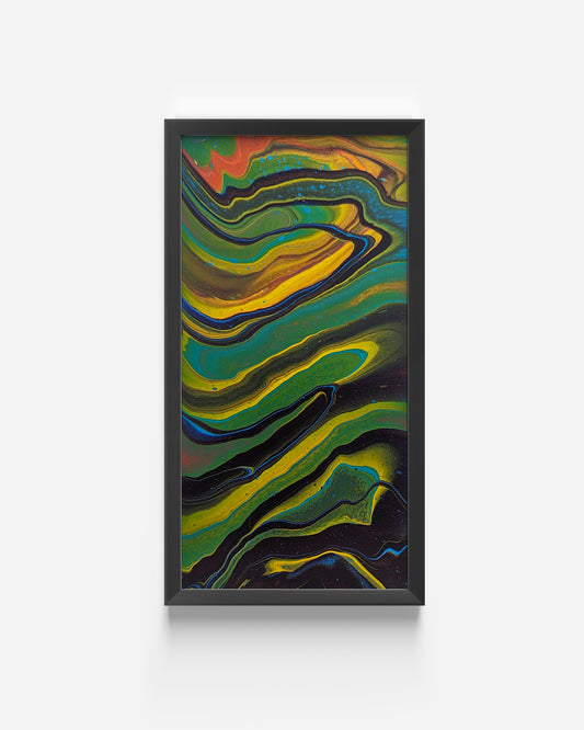 "Far Out" - Original Canvas Painting - 10x20in