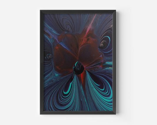 "Night Orchid" - Original Canvas Painting - 11x14in