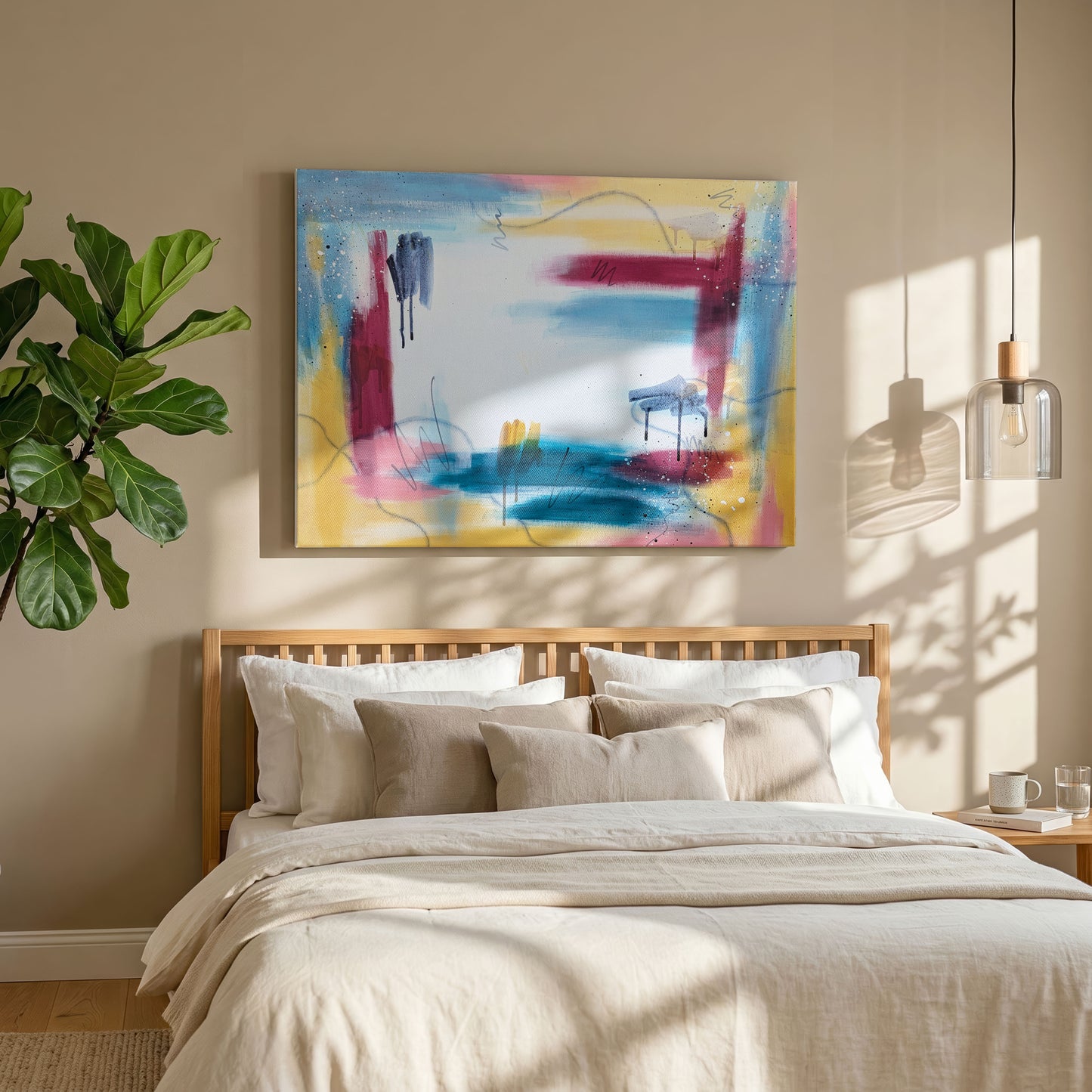 Bright Horizons | Colorful Abstract Original Painting