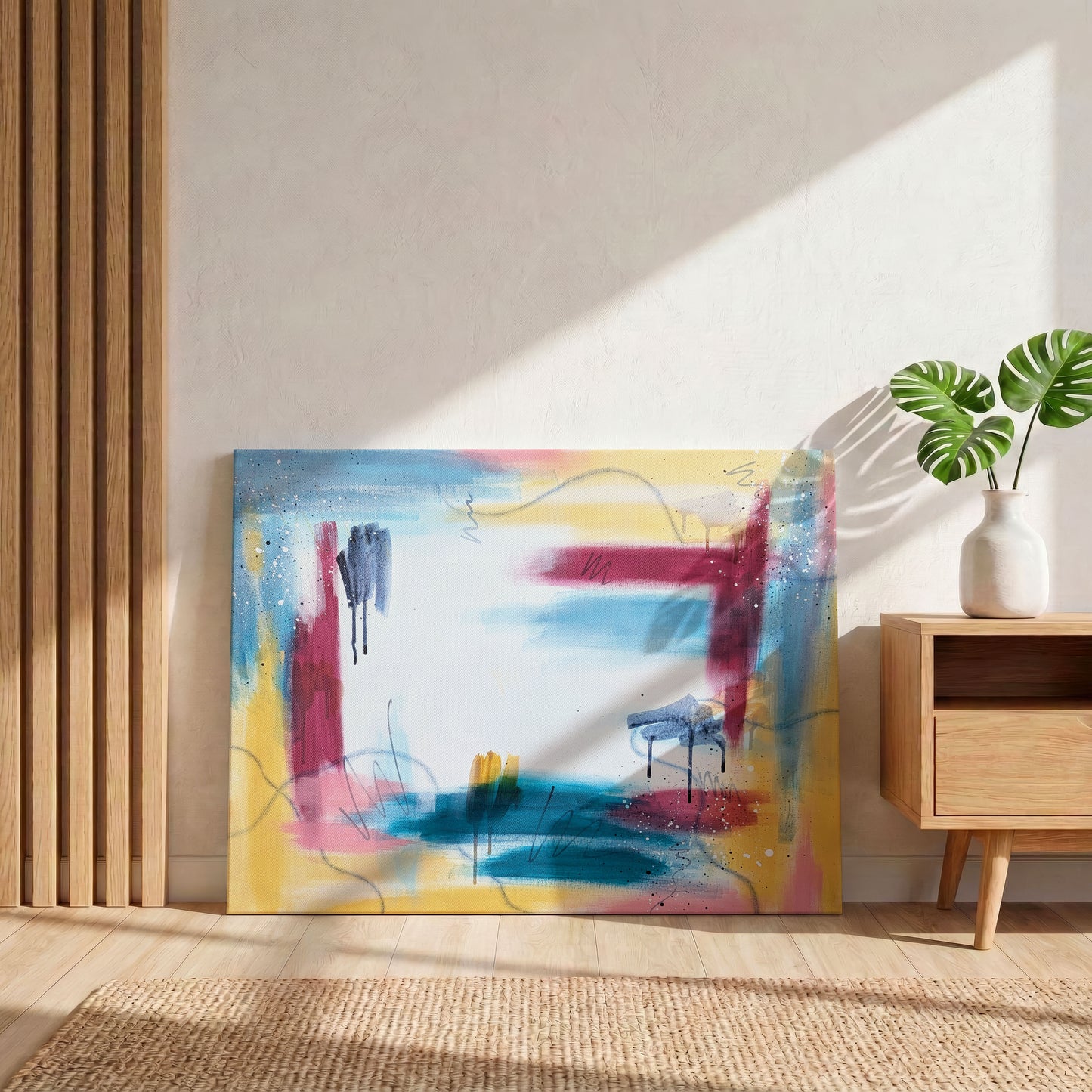 Bright Horizons | Colorful Abstract Original Painting