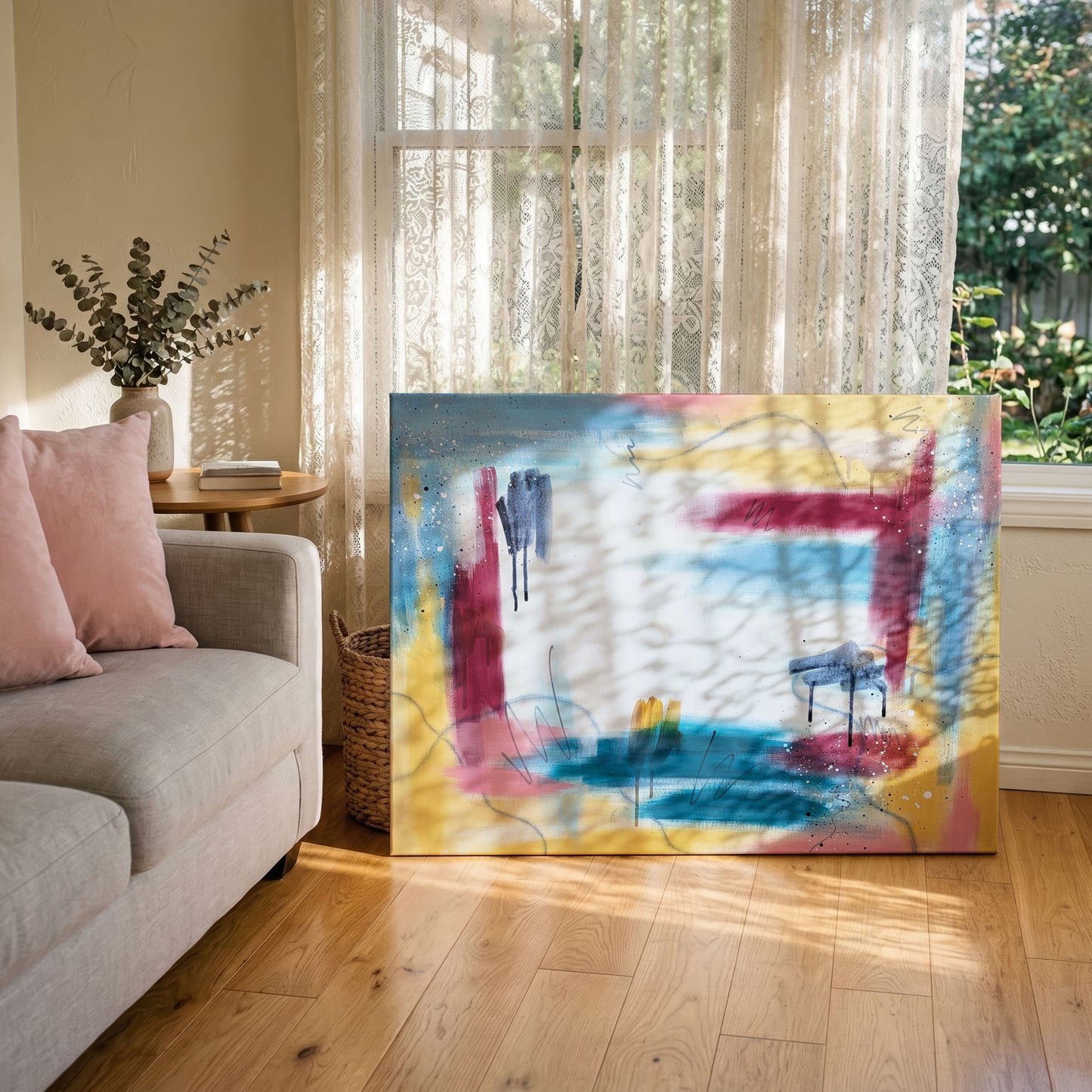 Bright Horizons | Colorful Abstract Original Painting
