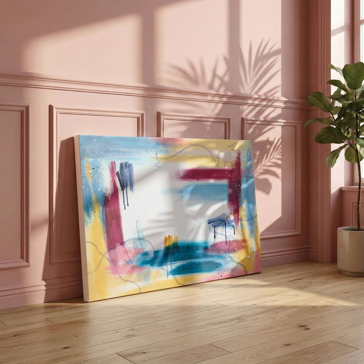 Bright Horizons | Colorful Abstract Original Painting