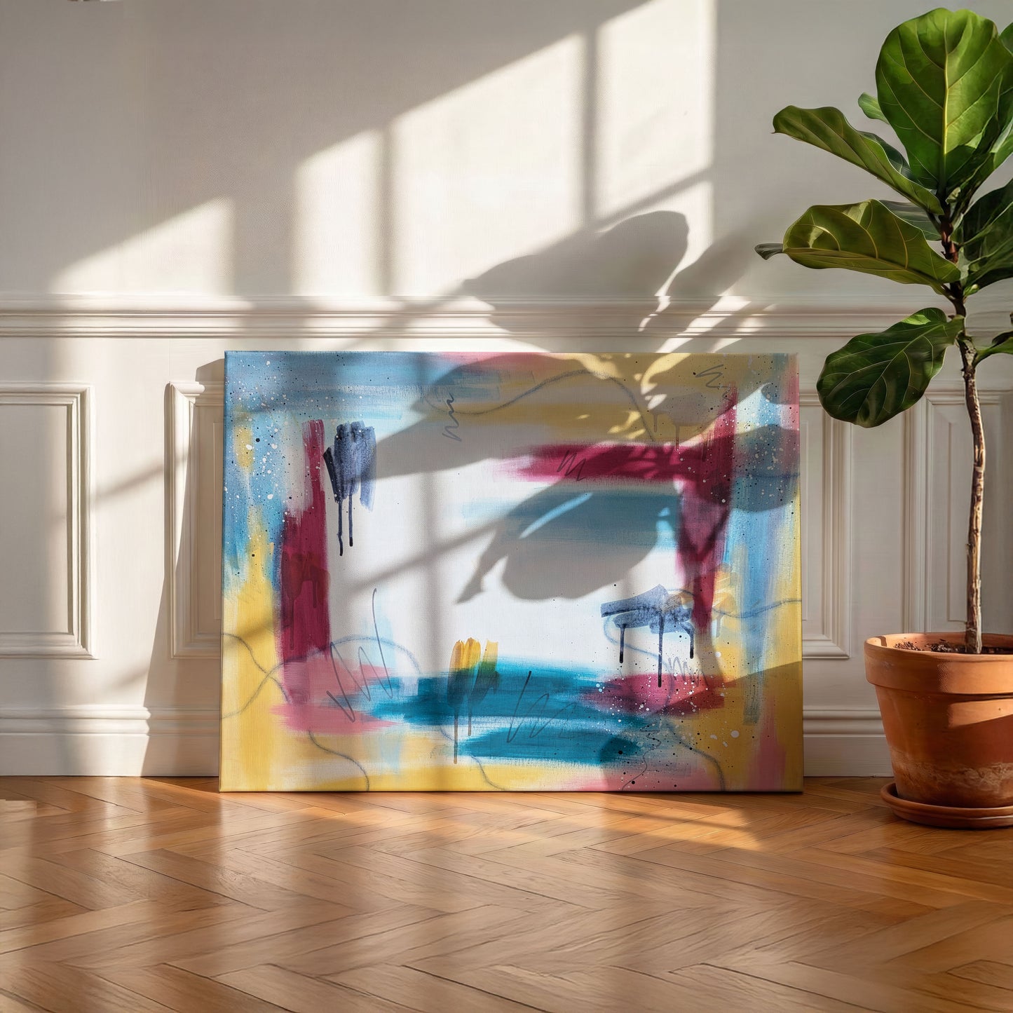 Bright Horizons | Colorful Abstract Original Painting