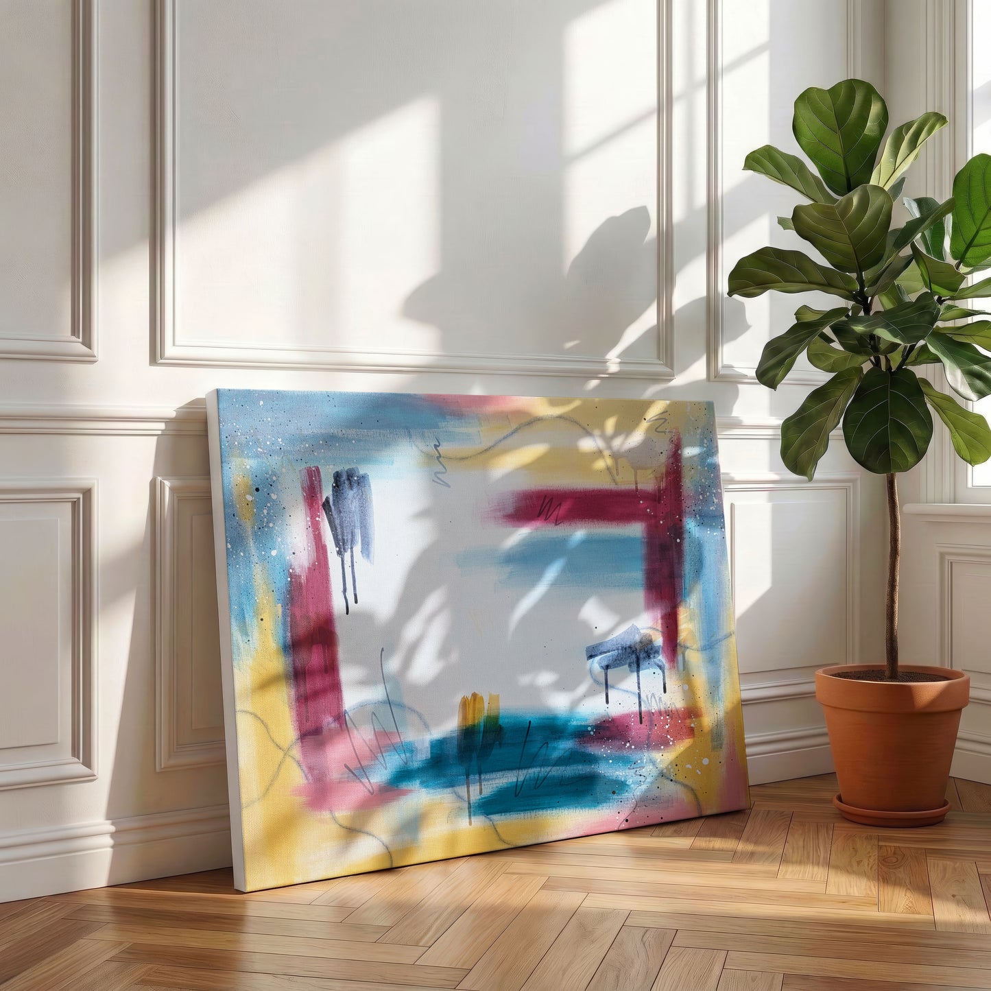 Bright Horizons | Colorful Abstract Original Painting