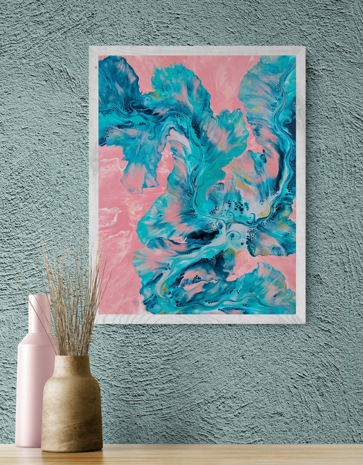 "Folklore & Fairytales" - Original Fluid Art Painting