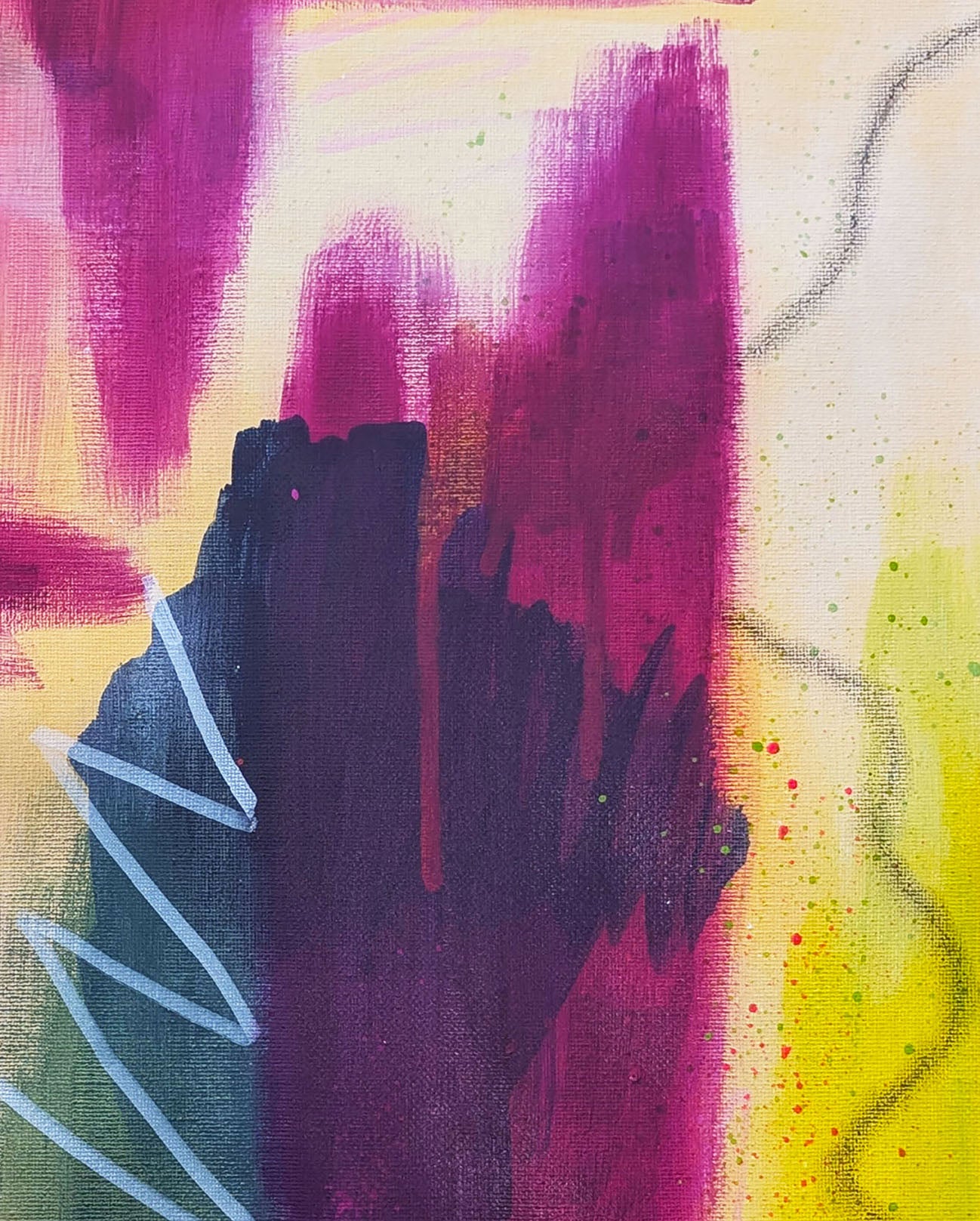 In the Middle of Becoming – Contemporary Abstract Painting