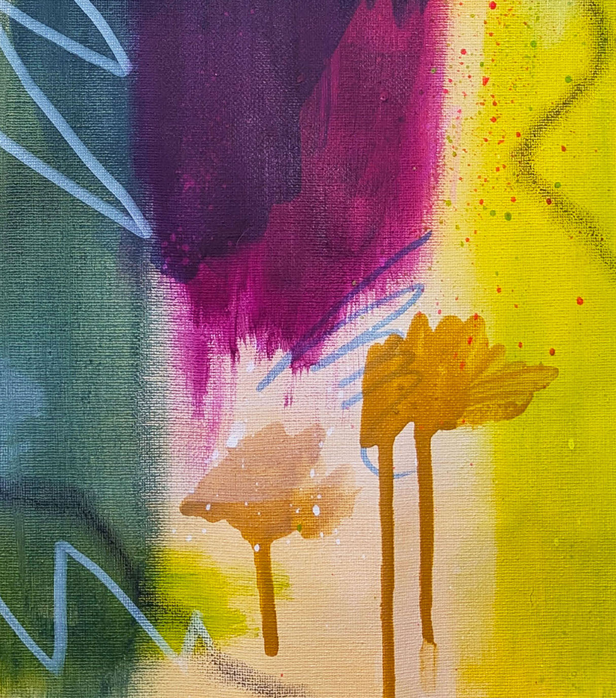 In the Middle of Becoming – Contemporary Abstract Painting