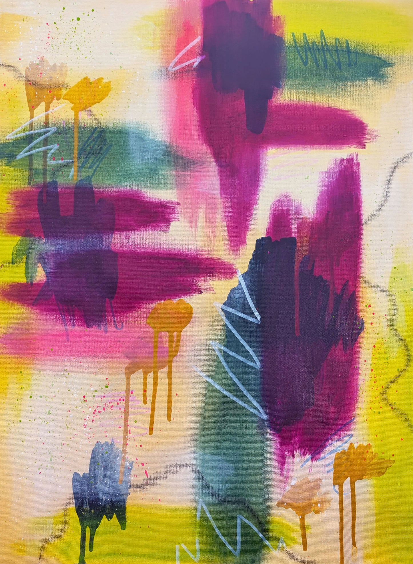 In the Middle of Becoming – Contemporary Abstract Painting