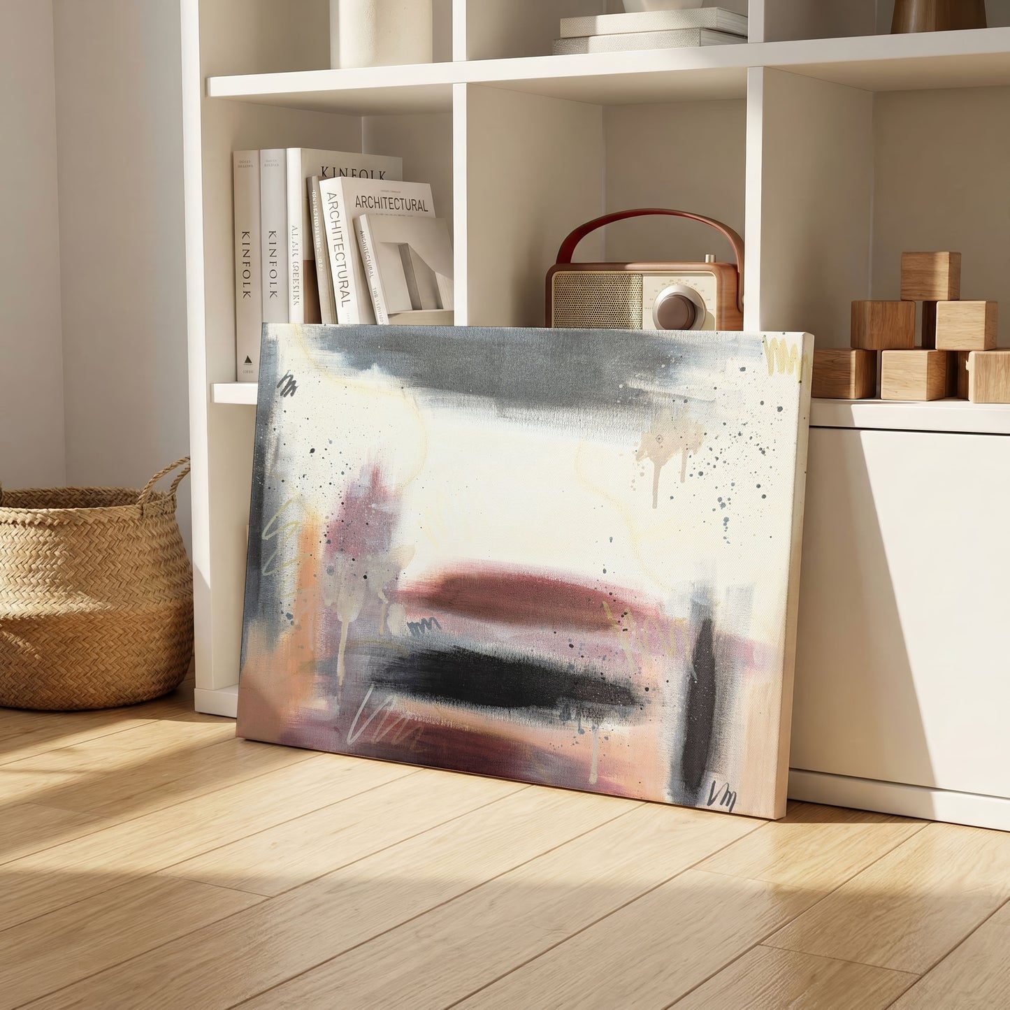 Rooted | Neutral Abstract Original Painting