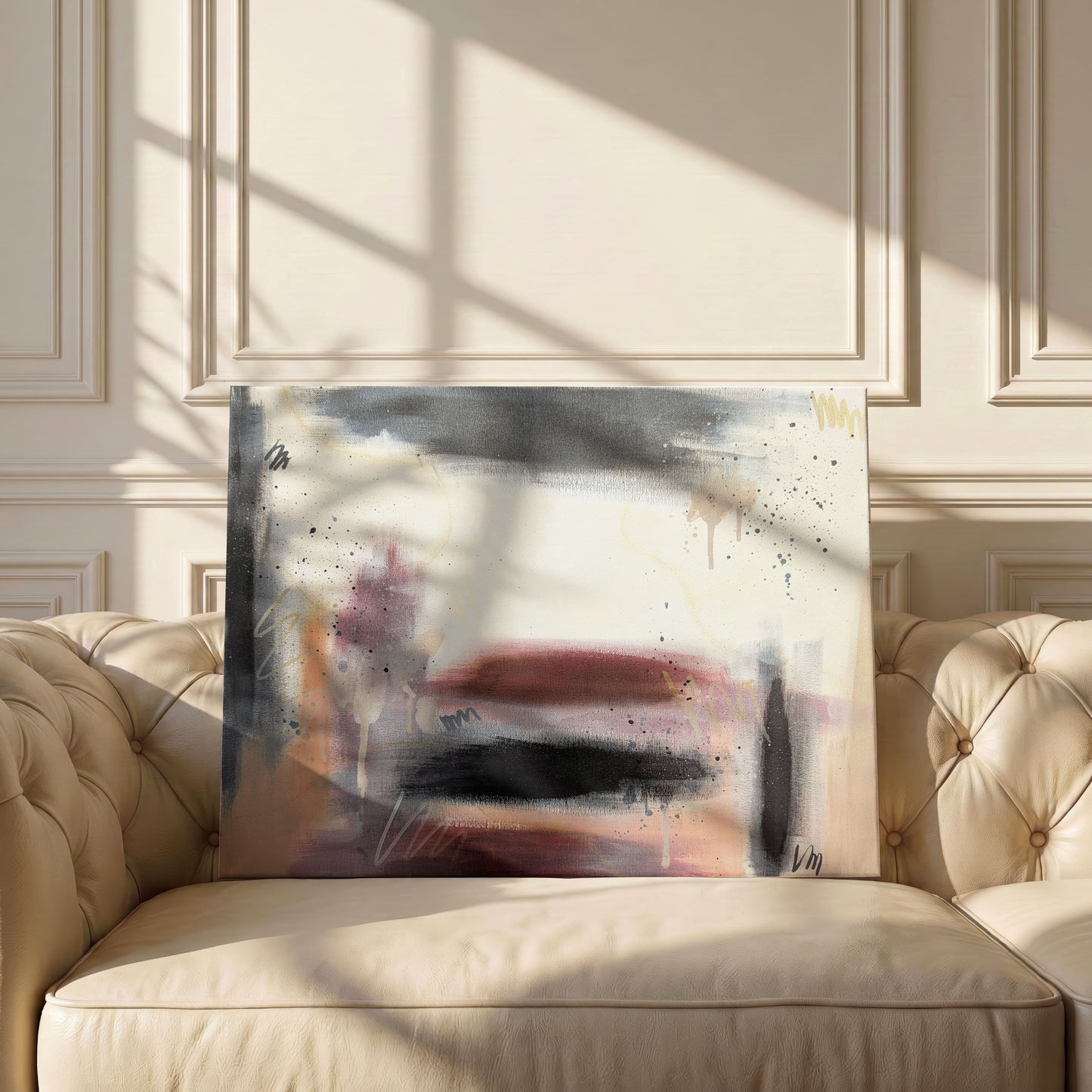Rooted | Neutral Abstract Original Painting