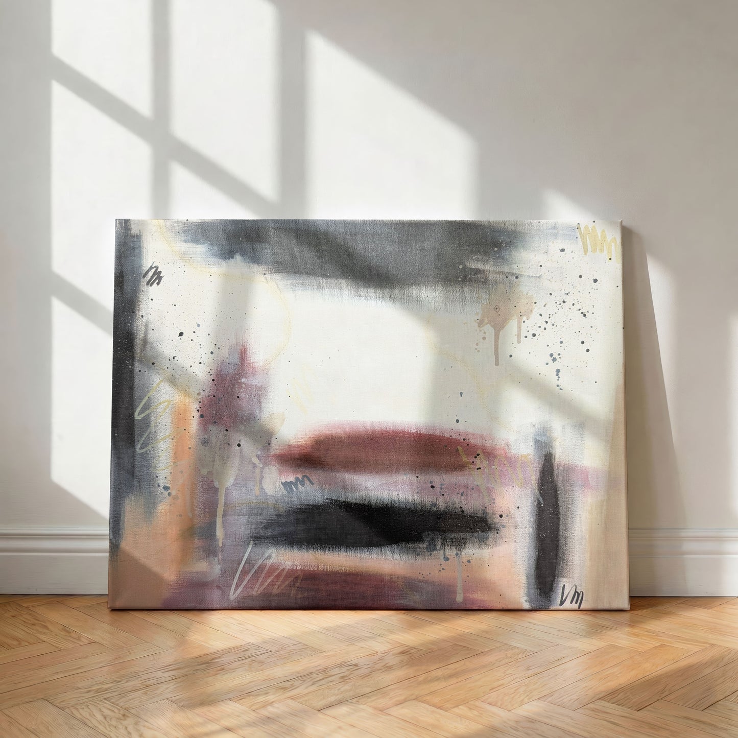 Rooted | Neutral Abstract Original Painting