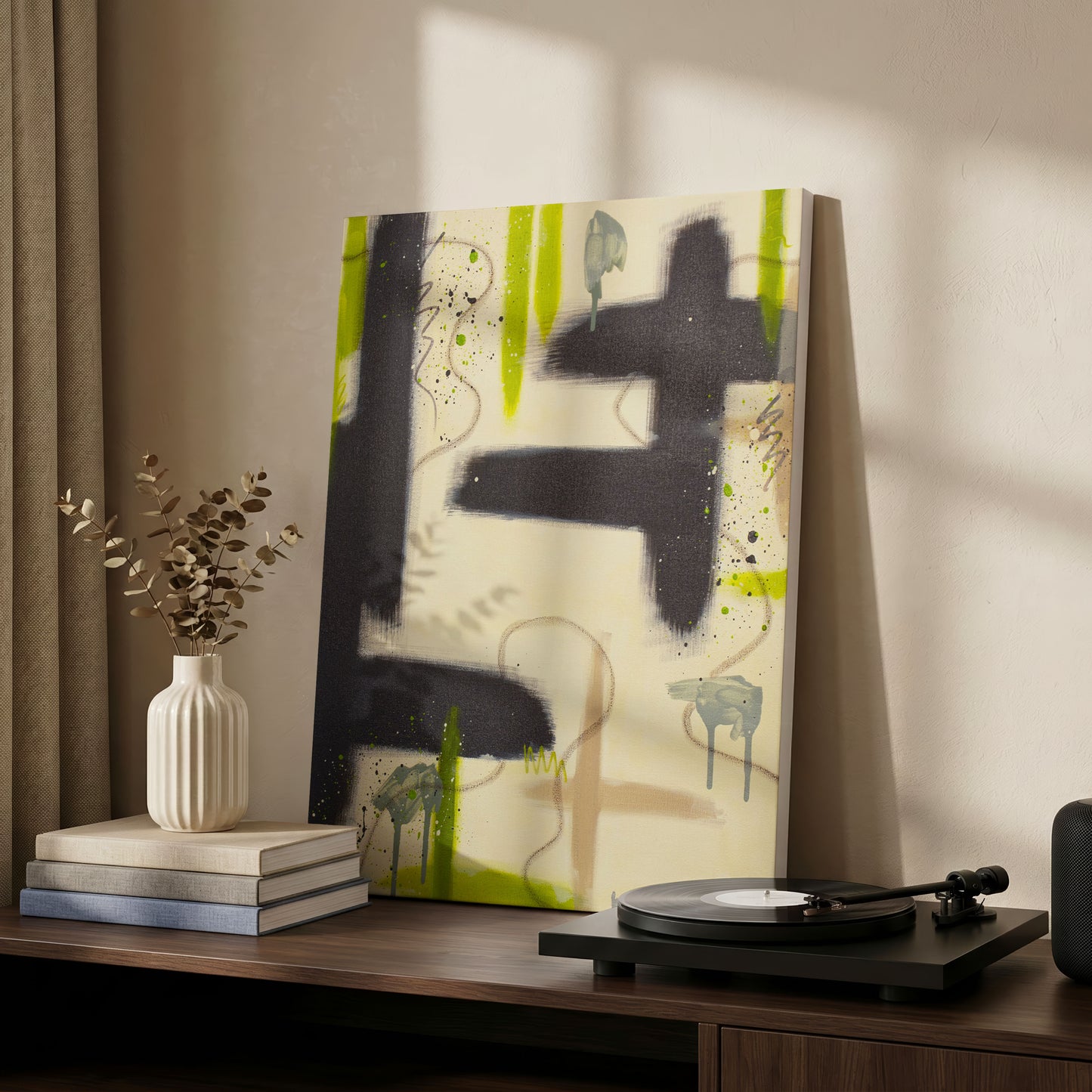Sprout | Green Abstract Original Painting