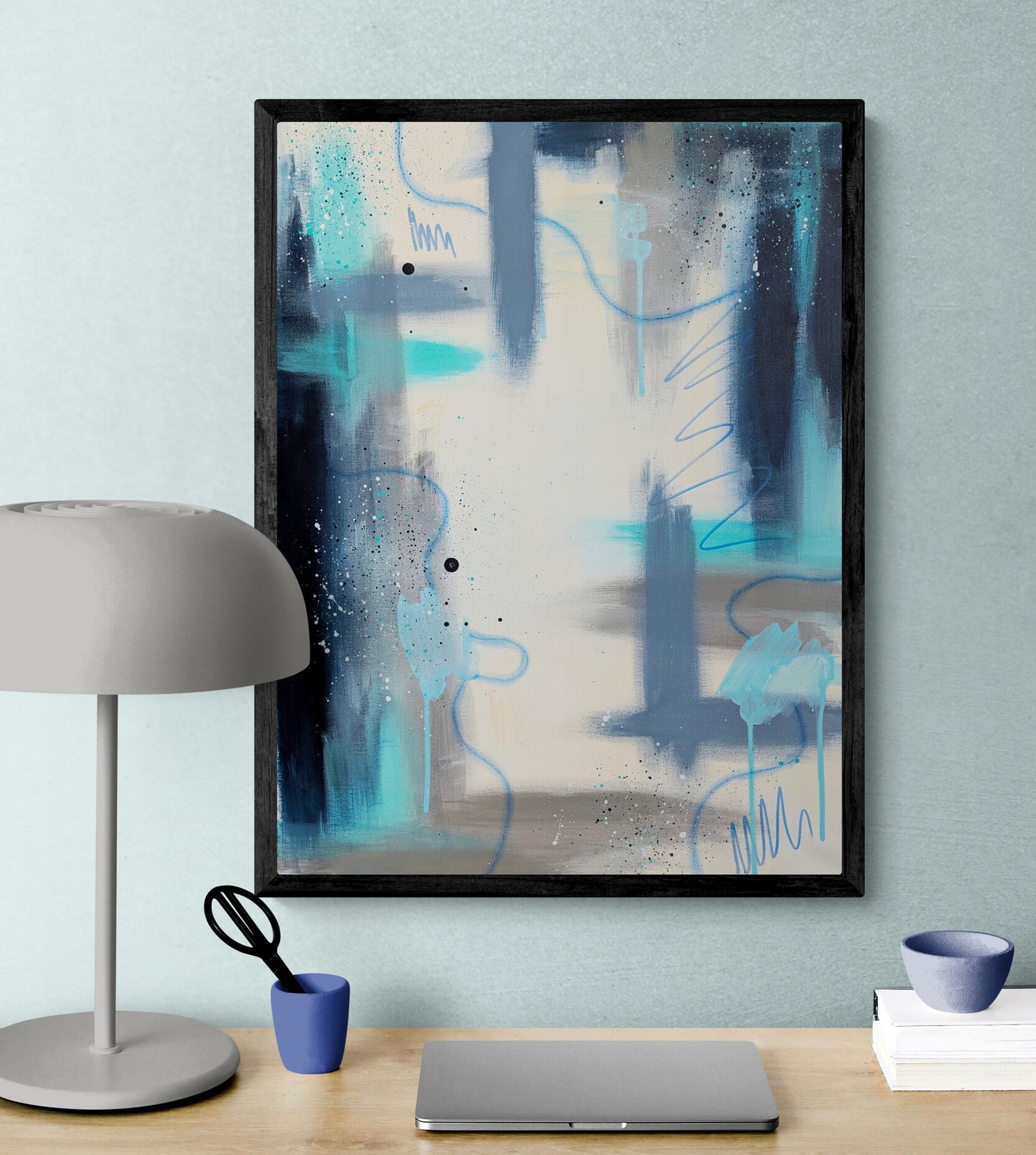 The Oscillation 18x24in – Contemporary Abstract Painting