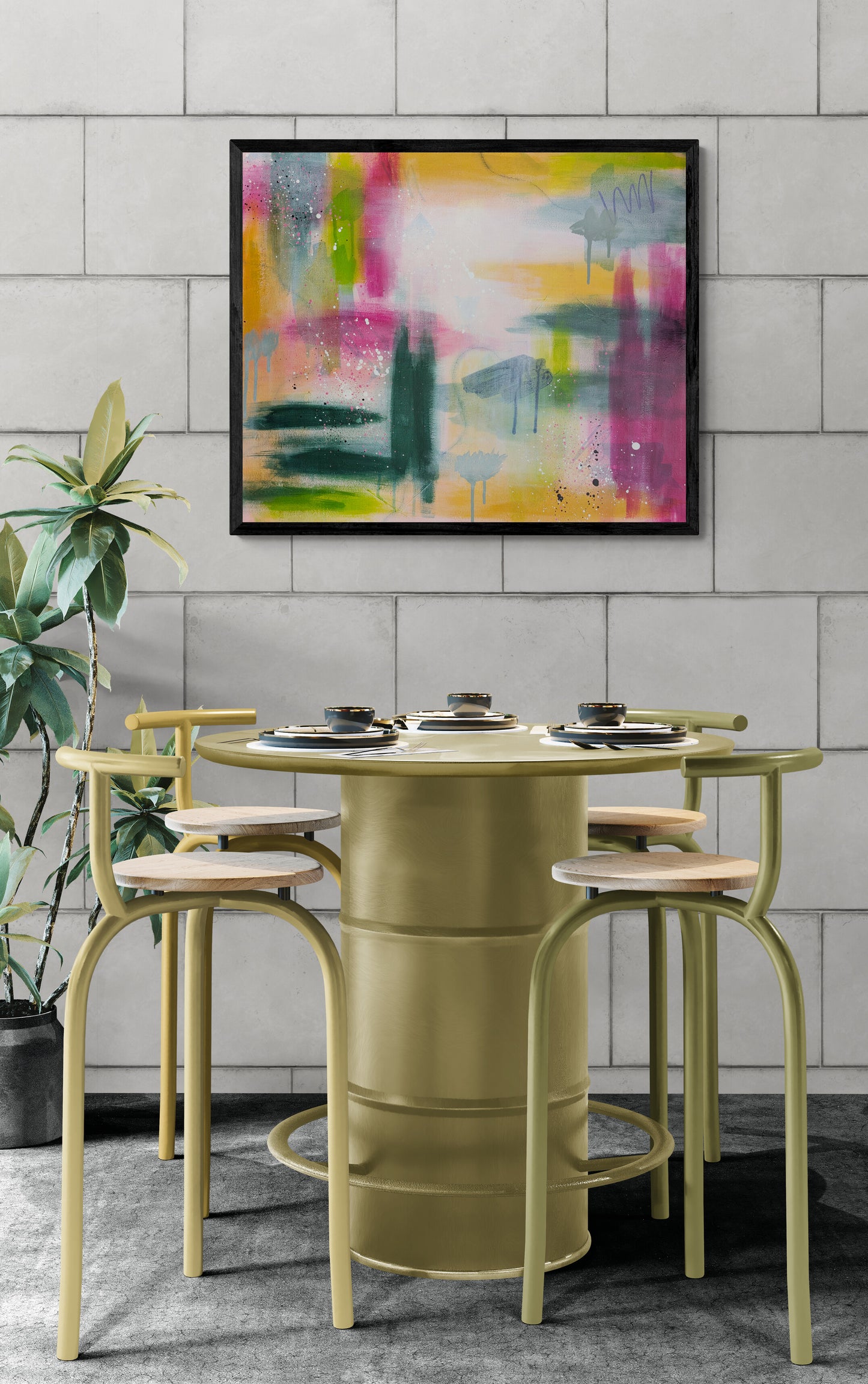 The World Beneath the Surface – Contemporary Abstract Painting