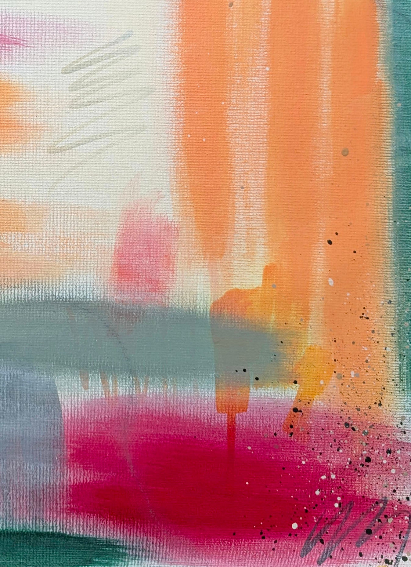 Warm Reassurance – Contemporary Abstract Painting