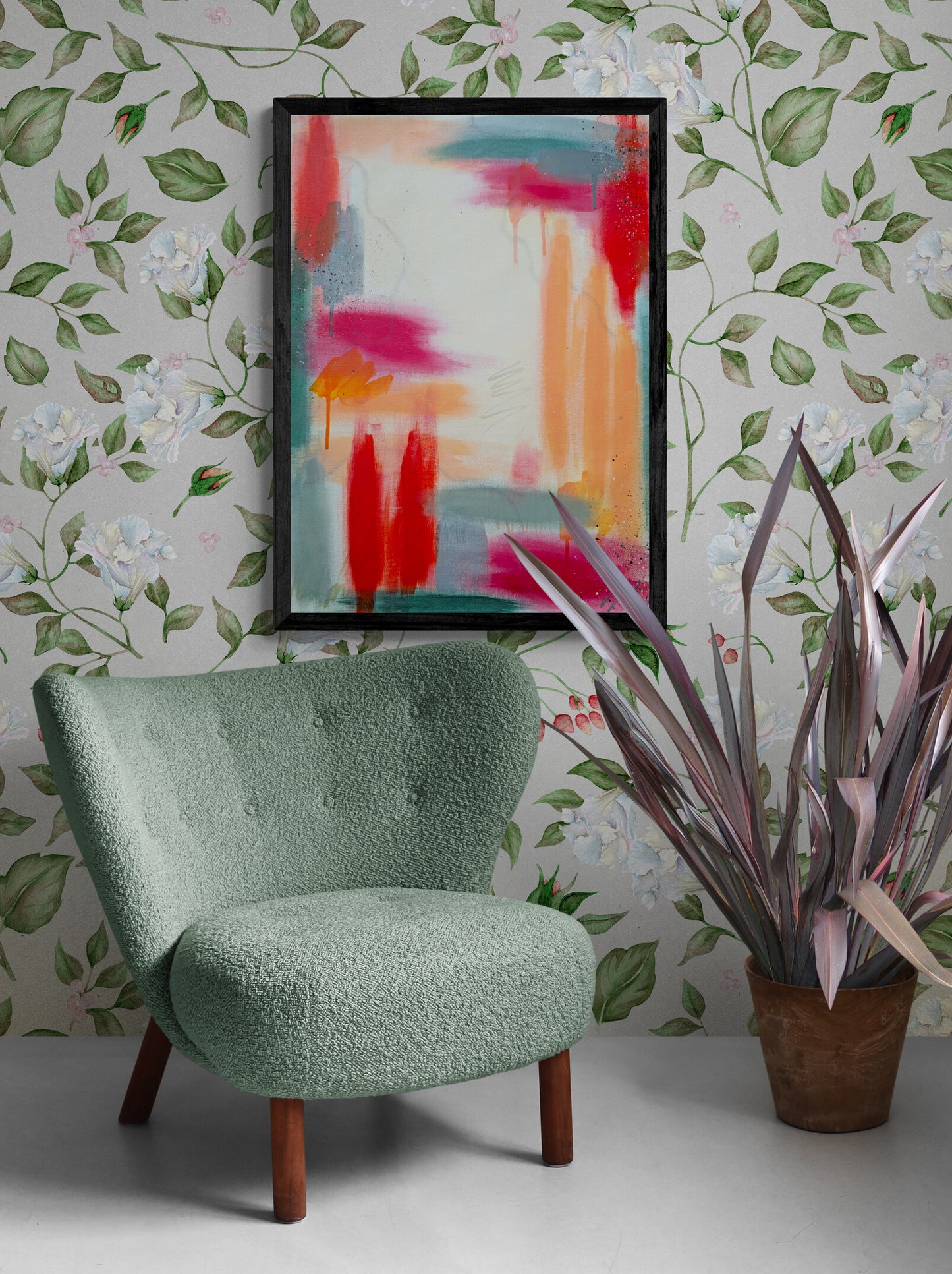 Warm Reassurance – Contemporary Abstract Painting