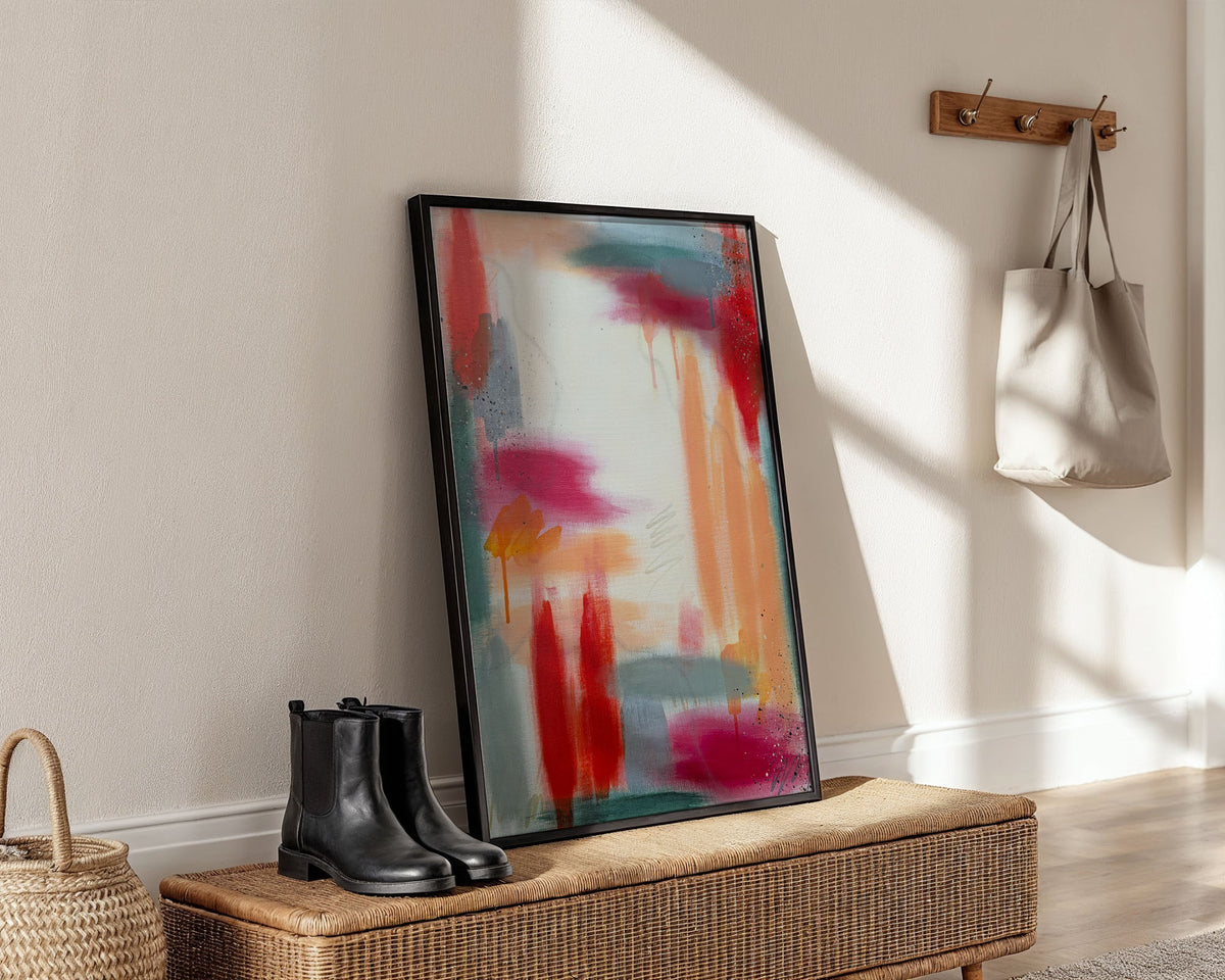 Warm Reassurance | Warm Neutral Abstract Original Painting