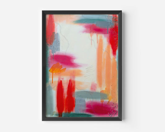 Warm Reassurance – Contemporary Abstract Painting